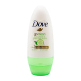 Dove go fresh deodorant with cucumber and green tea scent on a white background